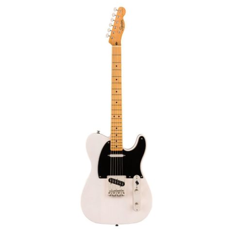 Fender 0374030501 Squier Classic Vibe 50s Telecaster Electric Guitar, White Blonde