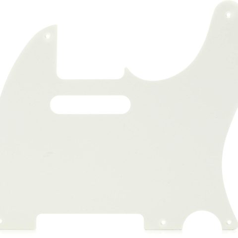 Fender 0094062049 Pure Vintage '52/'58 Telecaster Electric Guitar Pickguard, 1-Ply, Eggshell