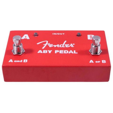 Fender 0234506000 ABY Pedal Footswitch, Red