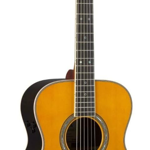 Yamaha LS-TA VT L-Series Transacoustic Guitar with Hard Gig Bag - Concert Size, Vintage Tint