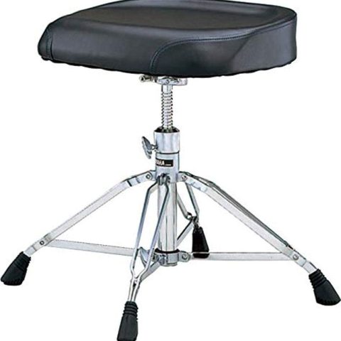 Yamaha ST372DS950U DS-950 Drum Throne ? Heavy-Duty Double-Braced Quad-Leg Design with Bench-Style Seat and Screw Rod Height Adjustment