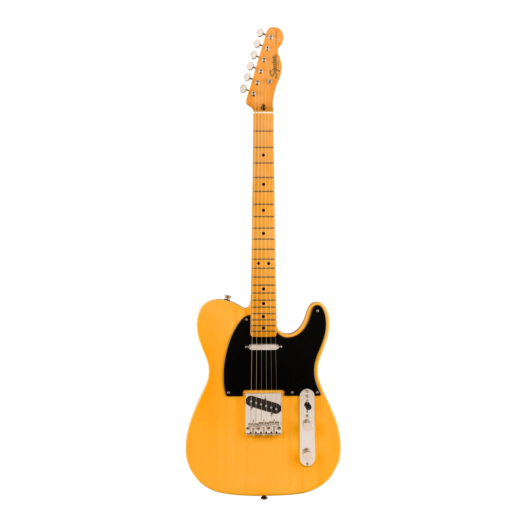 Fender 0374030550 Squier Classic Vibe 50s Telecaster Electric Guitar, Butterscotch Blonde