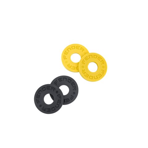 Fender 0990819030 Strap Blocks Third Man Records, 2 x Black and 2 x Yellow