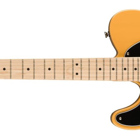Fender 0378213550 Squier Affinity Series Telecaster Electric Guitar, with 2-Year Warranty, Butterscotch Blonde, Maple Fingerboard, Left-Handed