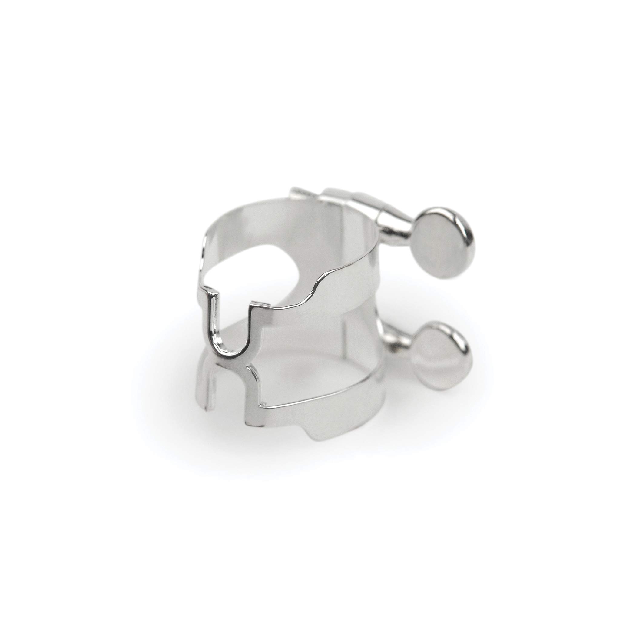 D'Addario HEC1S H-Ligature & Cap, Eb Clarinet, Silver-plated - Image 4