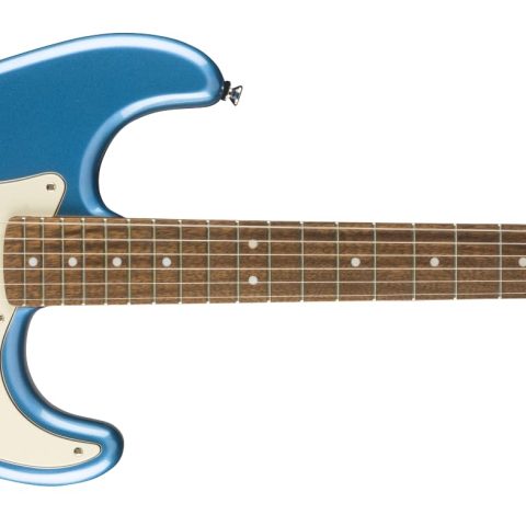 Fender 0374010502 Squier Classic Vibe 60s Stratocaster Electric Guitar, with 2-Year Warranty, Lake Placid Blue, Laurel Fingerboard