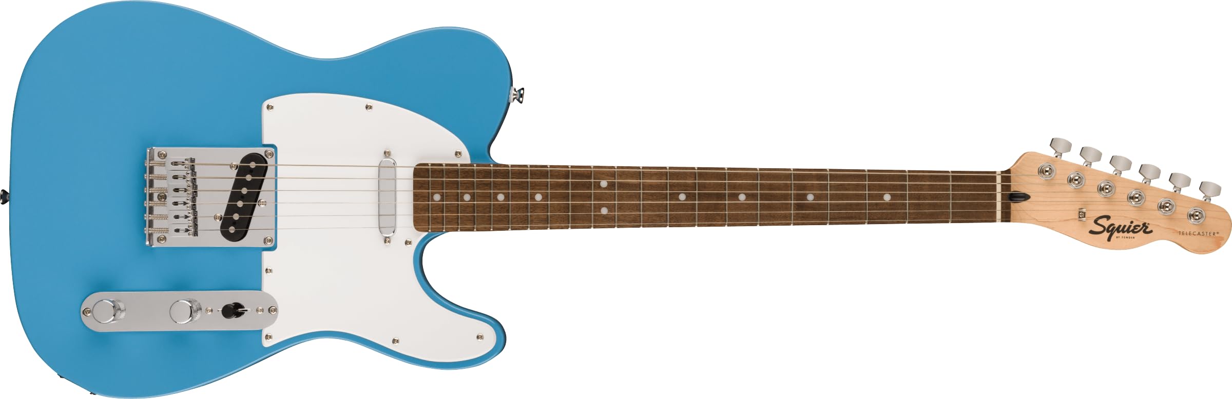 Fender 0373450526 Squire Sonic Telecaster Electric Guitar, California Blue, Laurel Fingerboard
