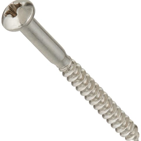 Fender 0027035049 Pickup Mounting Screws, P Bass Chrome, 12-Count