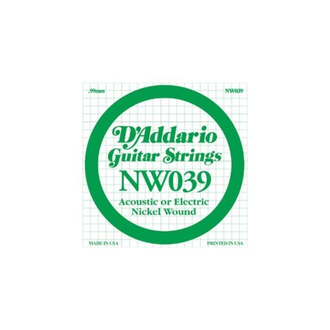 D'Addario Nickel Wound Electric Guitar Strings