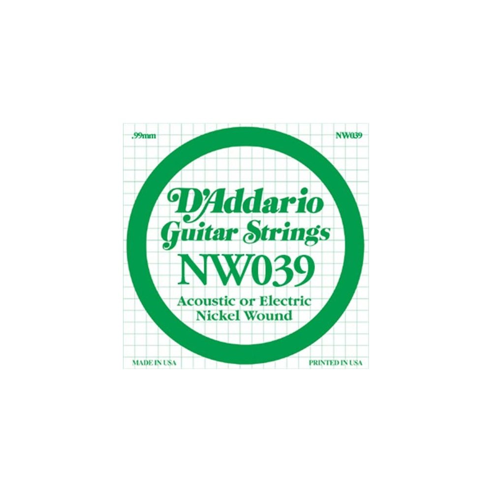D'Addario Nickel Wound Electric Guitar Strings