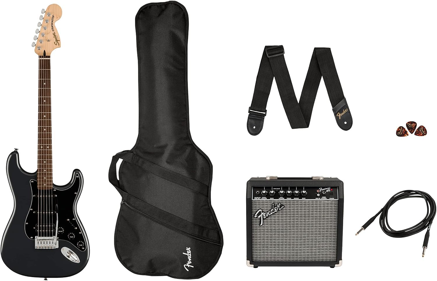 Fender 0372821069 Squier Stratocaster - Charcoal