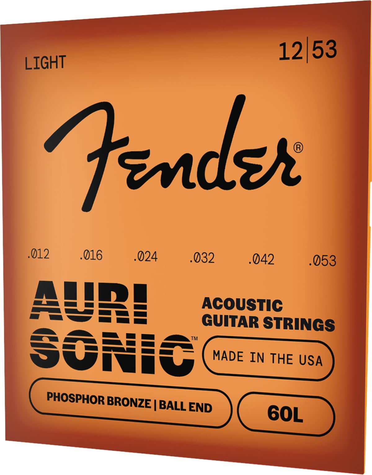 Fender Phosphor Bronze Acoustic Guitar Strings - .12-.053 - Image 3