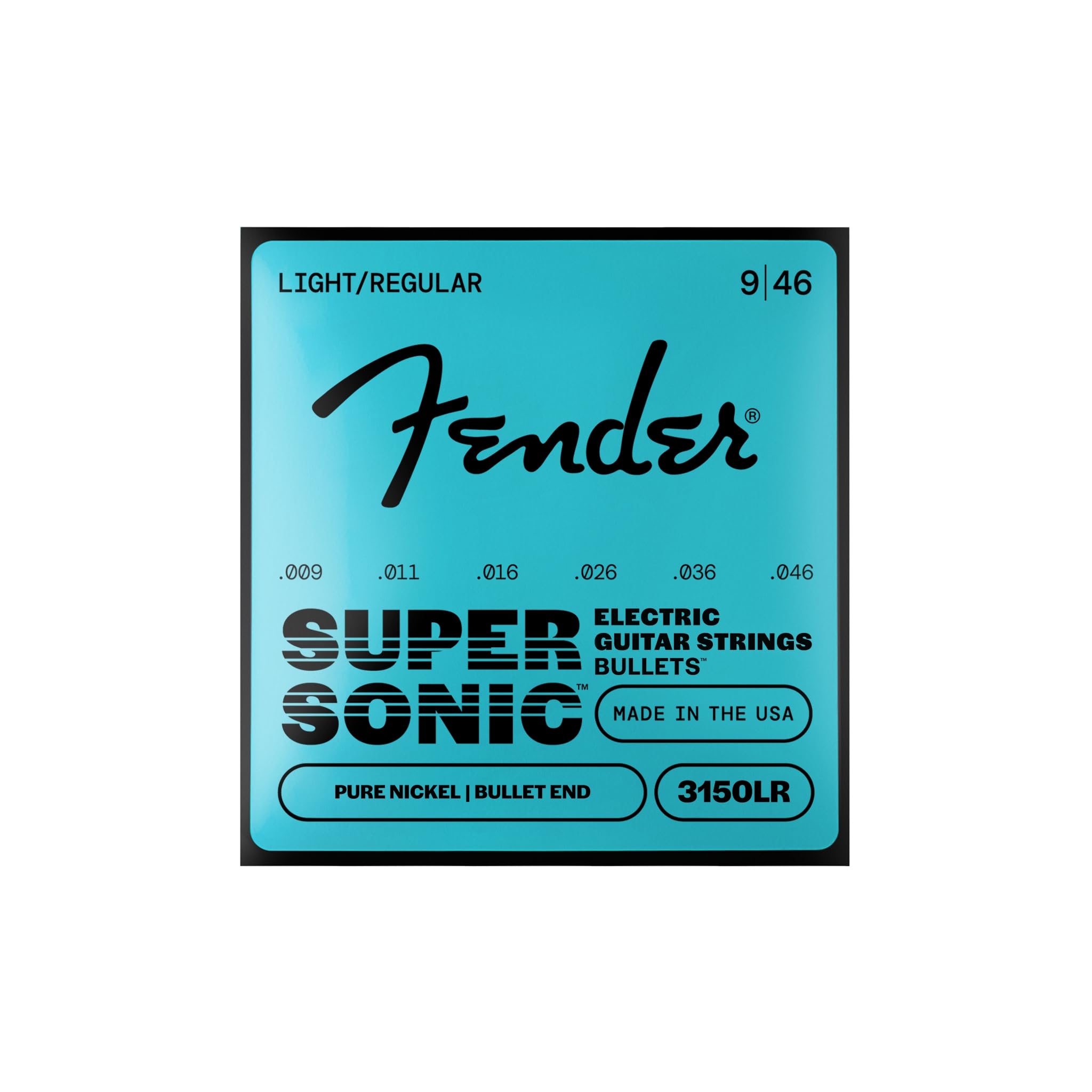 Fender Electric Guitar Strings - .09-.046
