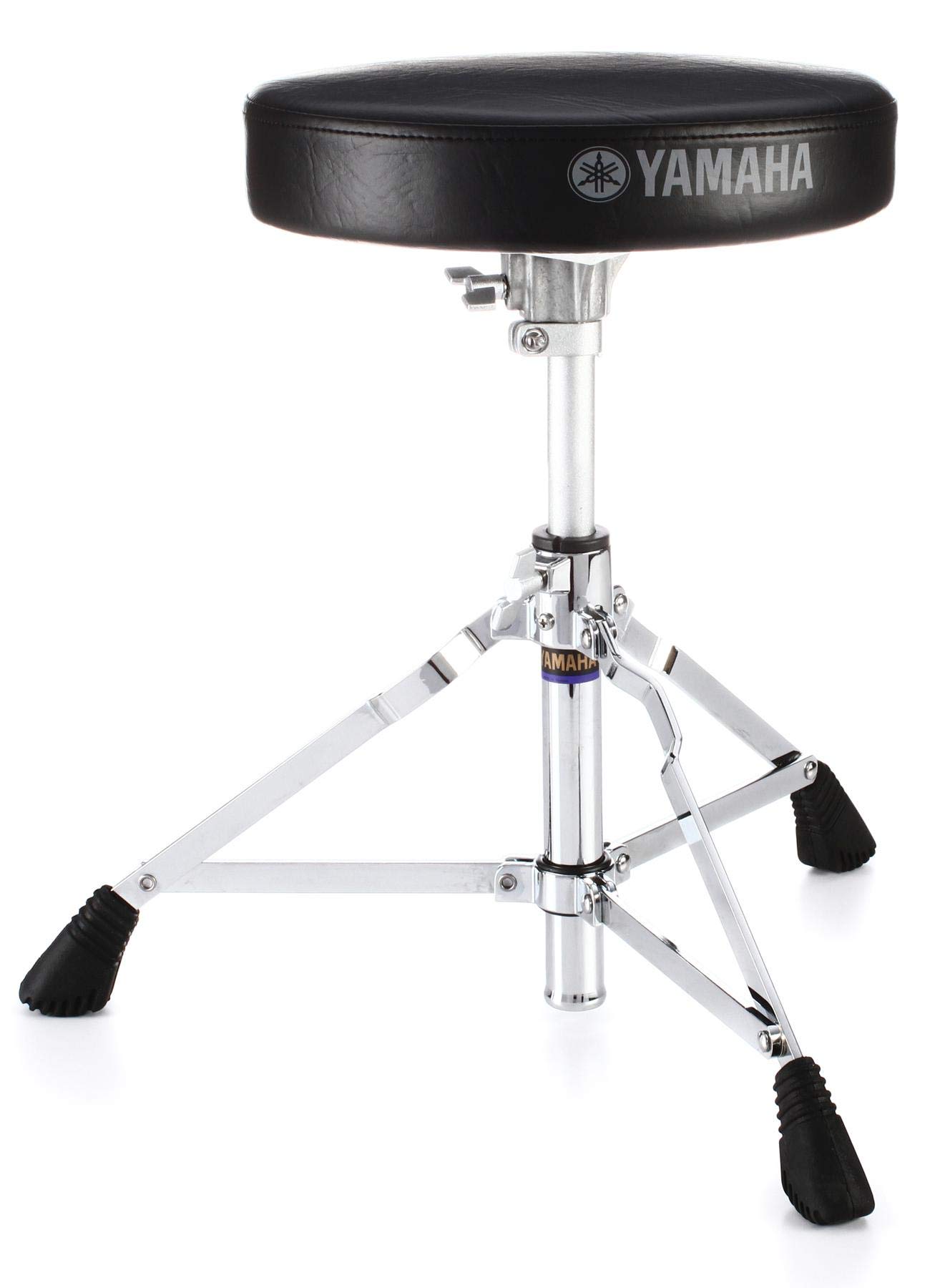 Yamaha ST372DS550U DS-550 Lightweight Drum Throne ? Adjustable Height, 2" Thick Padded Seat, Single-Braced Legs, Compact and Portable Design