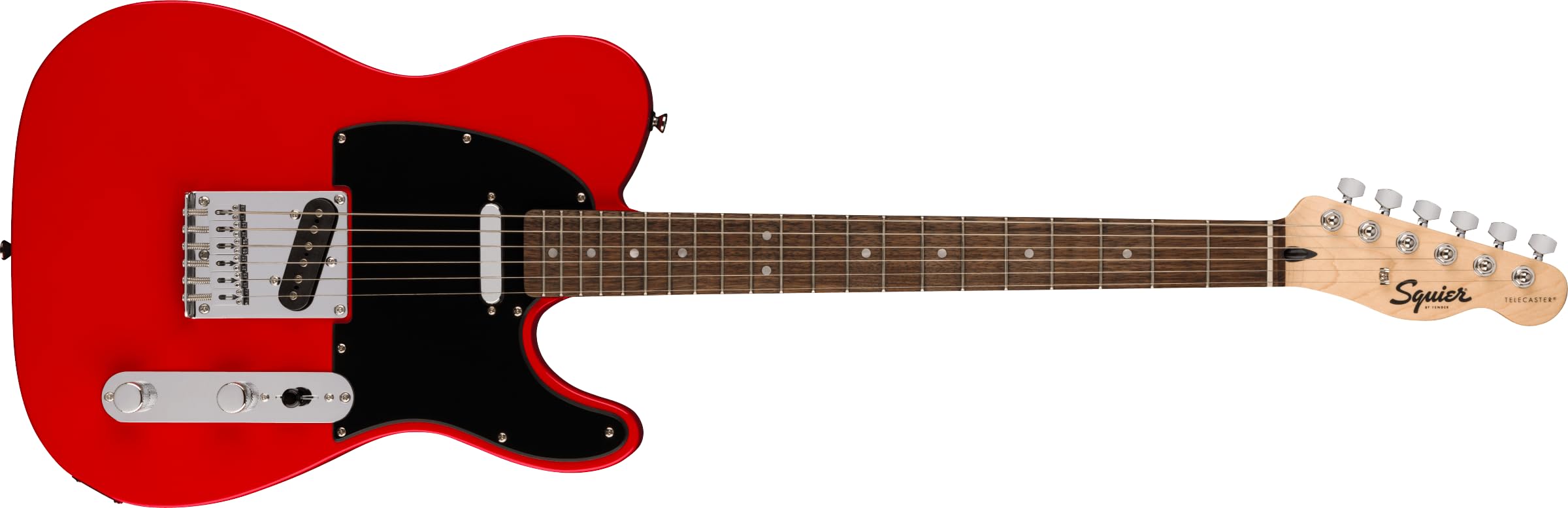 Fender 0373451558 Squire Sonic Telecaster Electric Guitar, Torino Red, Laurel Fingerboard