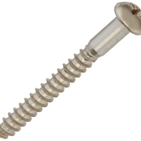 Fender 0016170049 Mounting Screws Vintage Strat Phillips Head, Nickel