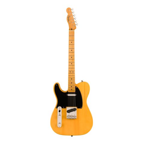 Fender 0374035550 Squier Classic Vibe 50s Telecaster Electric Guitar, with 2-Year Warranty, Butterscotch Blonde, Maple Fingerboard, Left-Handed