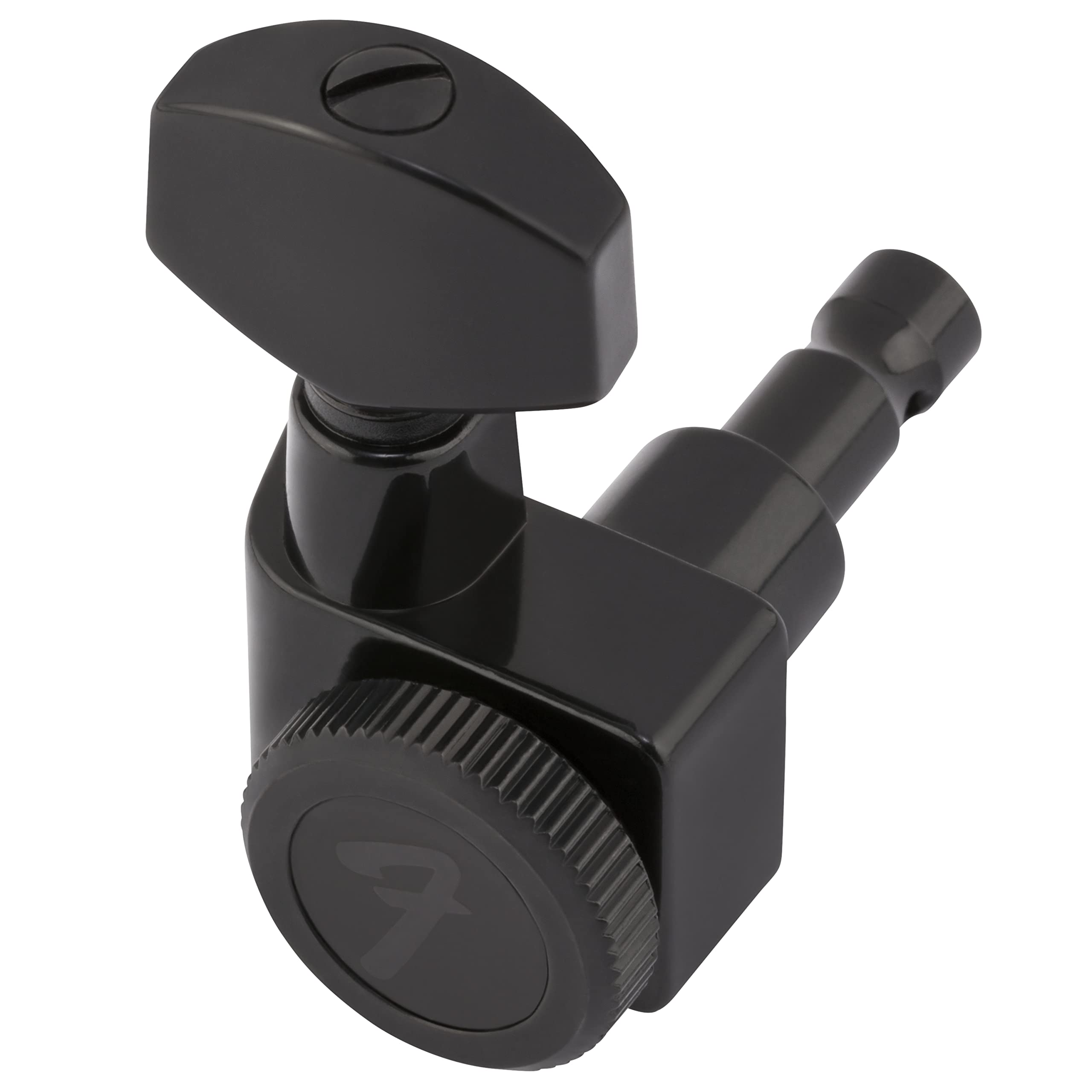 Fender 990818400 Deluxe Locking Staggered Guitar Tuners, Guitar Accessories, Black