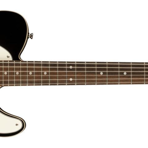 Fender 0374042506 Squier Classic Vibe Baritone Custom Telecaster Electric Guitar, with 2-Year Warranty, Black, Laurel Fingerboard