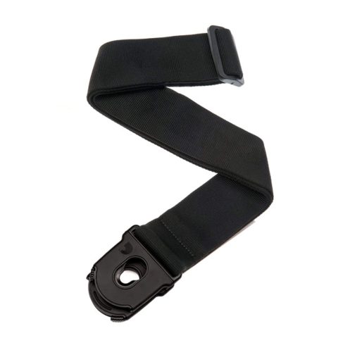 D'Addario 50PLA05 Planet Waves 50 Millimeters Planet Lock Guitar Strap - Black