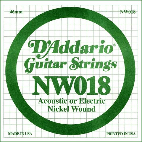 D'Addario Nickel Wound Electric Guitar Strings