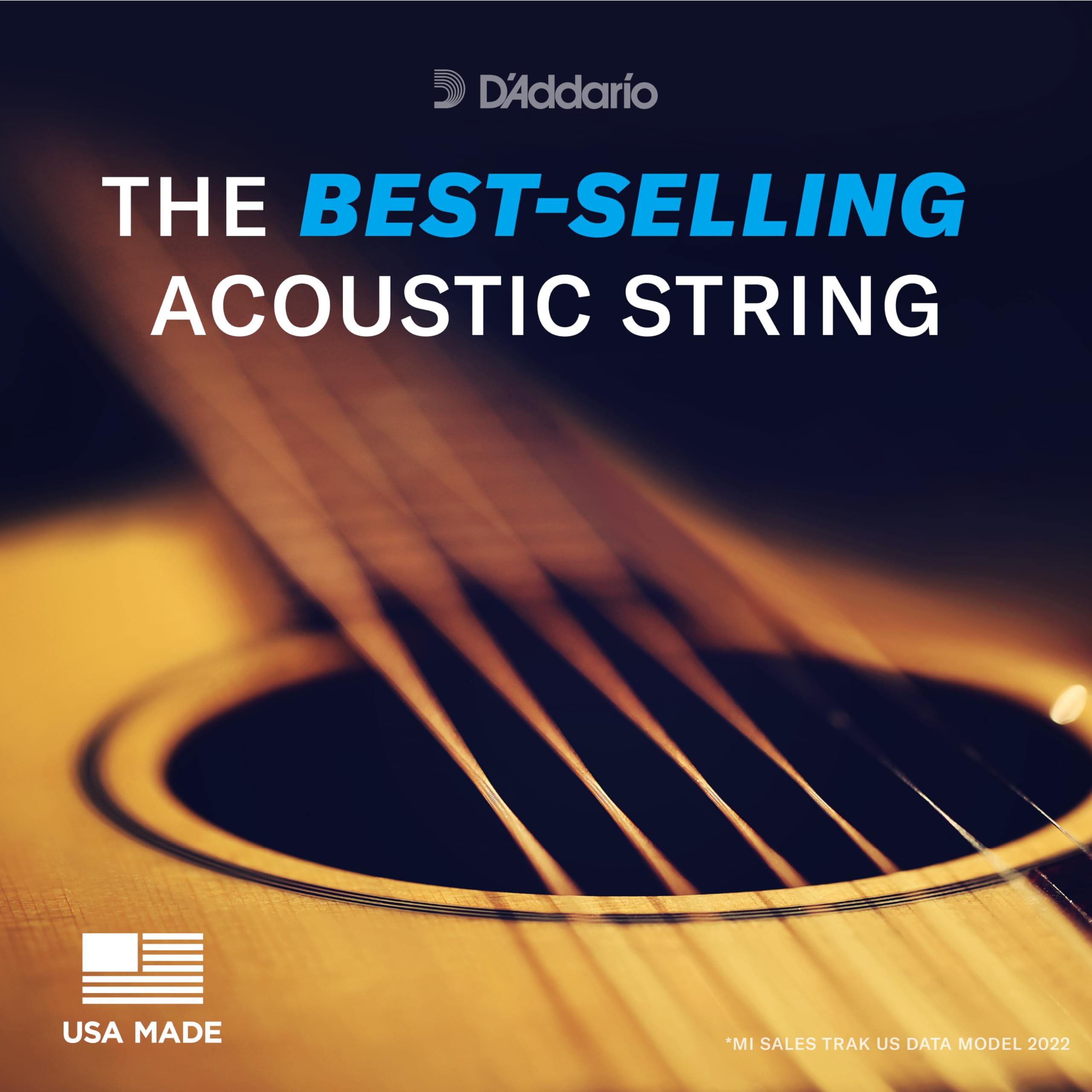 D'Addario Phosphor Bronze Acoustic Guitar Strings - Image 5