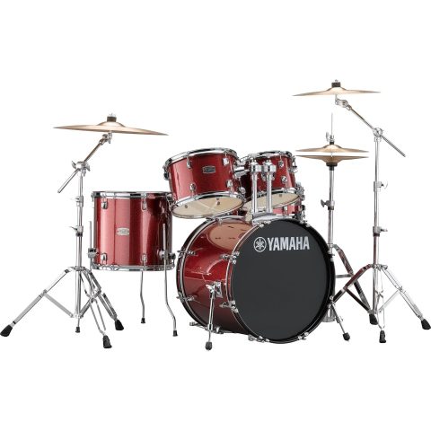 Yamaha RDP0F5BGG Rydeen 5pc Shell Pack with 20" Bass Drum, Burgundy Glitter