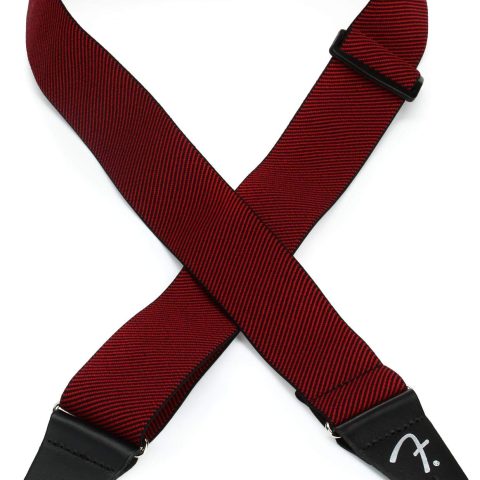 Fender 0990685002 WeighLess Tweed Guitar Strap, Guitar Accessories, 2in, Red Tweed