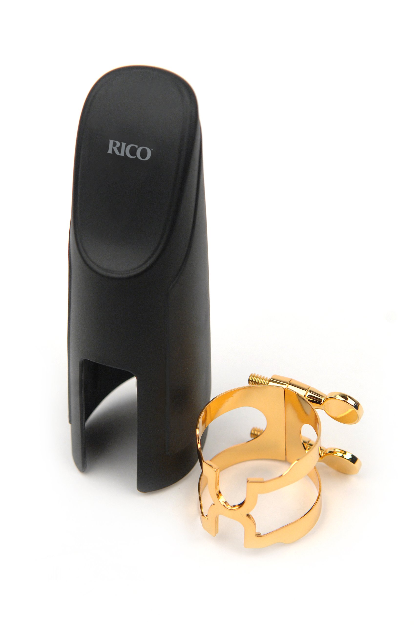 D'Addario HBS2G H-Ligature & Cap, Baritone Sax for Selmer-style Mouthpieces, Gold-plated ()