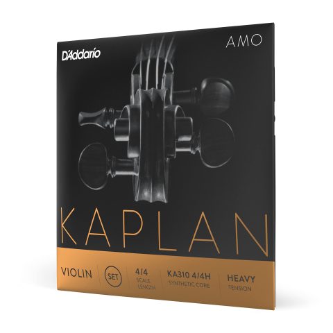 D'Addario KA310 4/4H Kaplan Amo Violin Strings - Full Set - - Violin Strings - 4/4 Scale, Heavy Tension