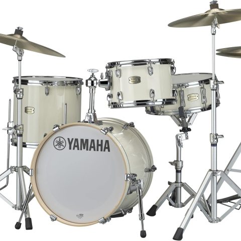 Yamaha SBP8F3CLW Stage Custom Birch Bop 3-Piece Drum Shell Pack ? Classic White ()