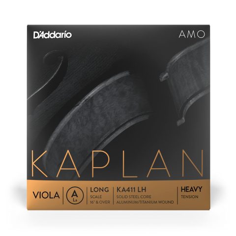 D'Addario KA411 LH Kaplan Amo Viola String - Single A String - - Viola Strings - Long Scale, Heavy Tension