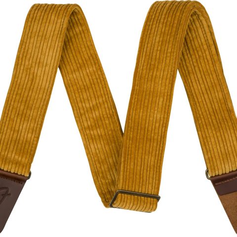 Fender 0990639029 Corduroy Strap, 2in, Blaze Gold