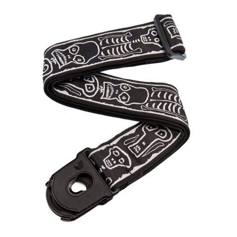 D'Addario 50PLJS01 50MM Pl Lock- Js Skull N Bones ()