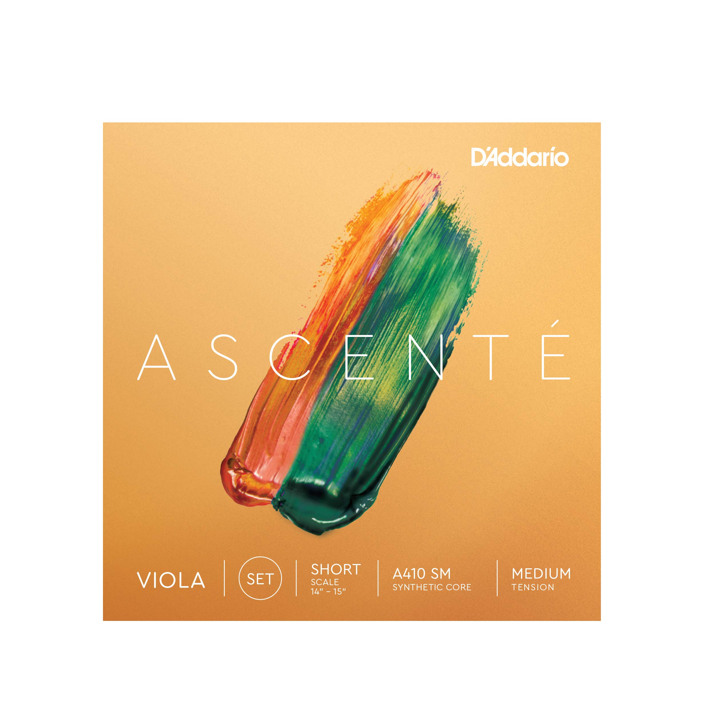 D'Addario A410 SM Ascent? Viola Strings - - Medium Tension - Full Set - Short Scale