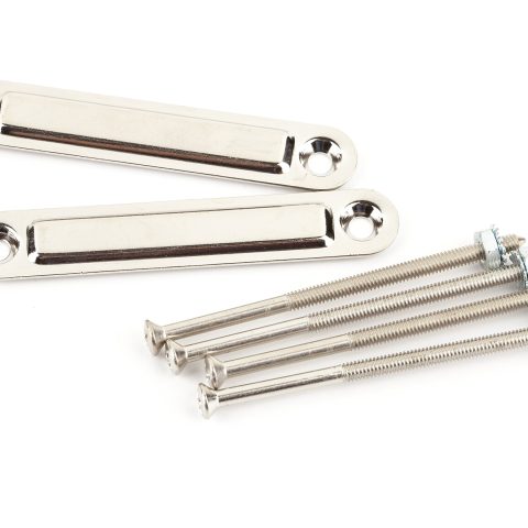 Fender 0990909000 Pure Vintage Chassis Straps, Small, Chrome