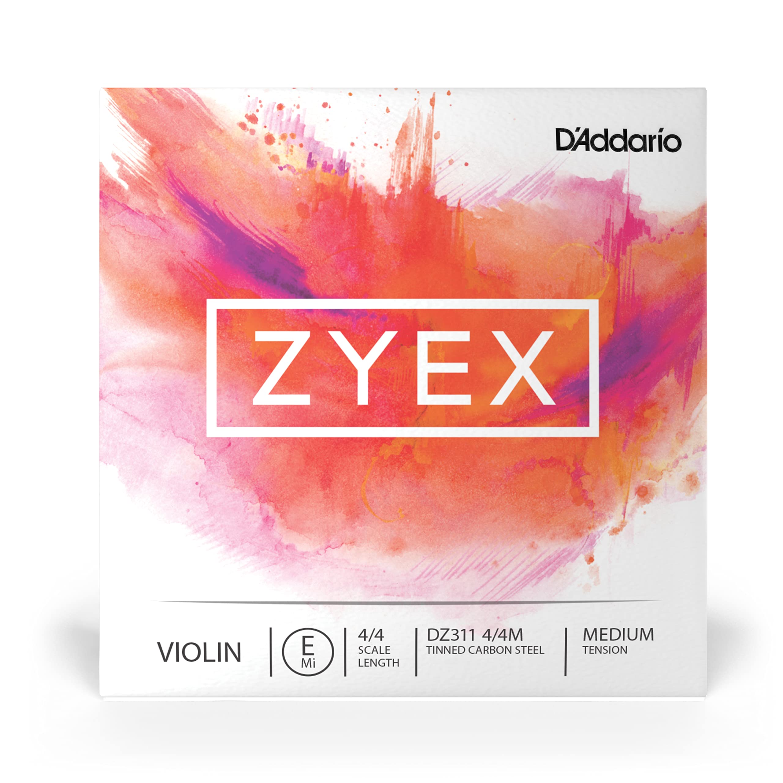 D'Addario DZ311 4/4M Zyex Violin Single E String