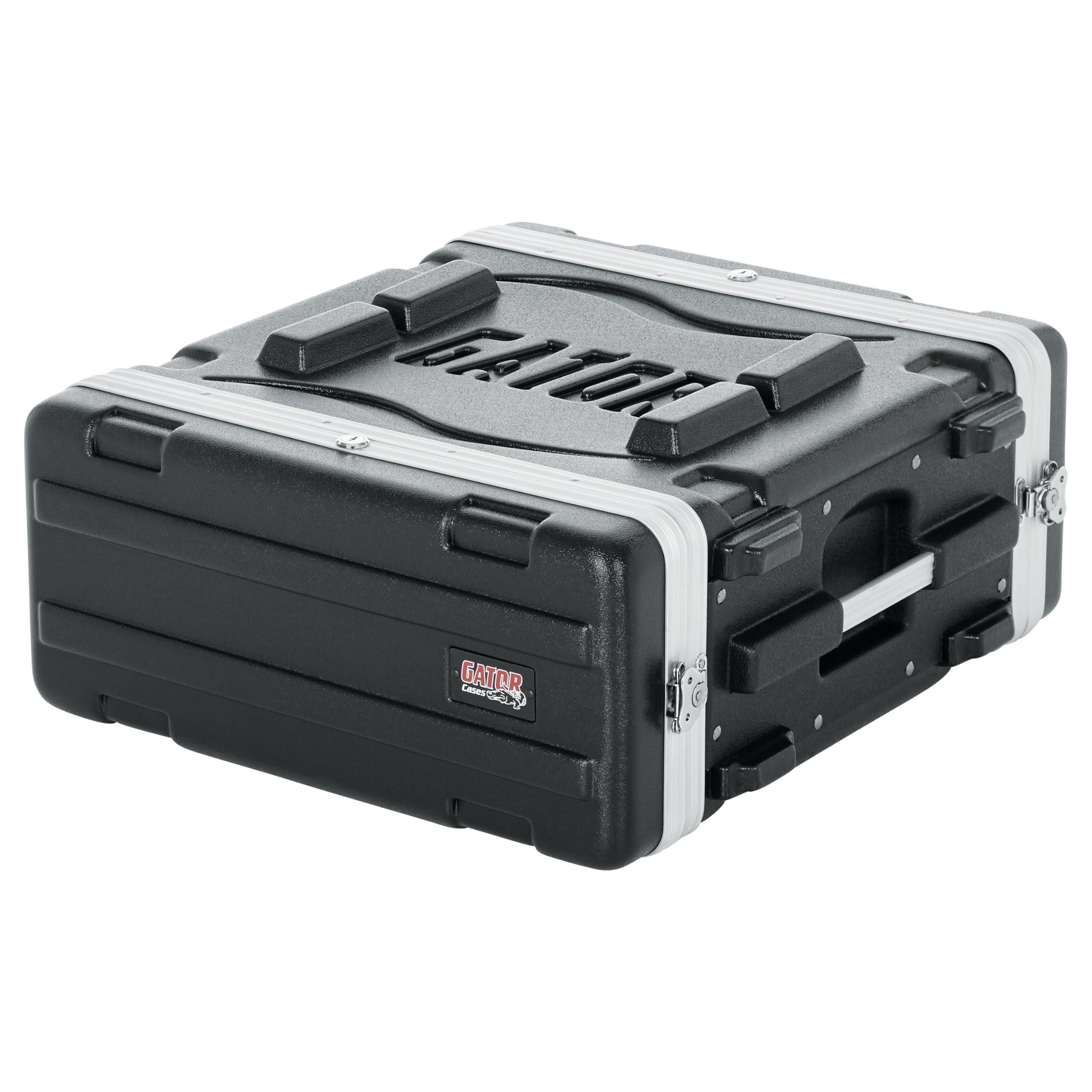 Gator Cases Lightweight Molded 4U Rack Case with Heavy Duty Latches, Standard 19.25" Depth, (GR-4L)