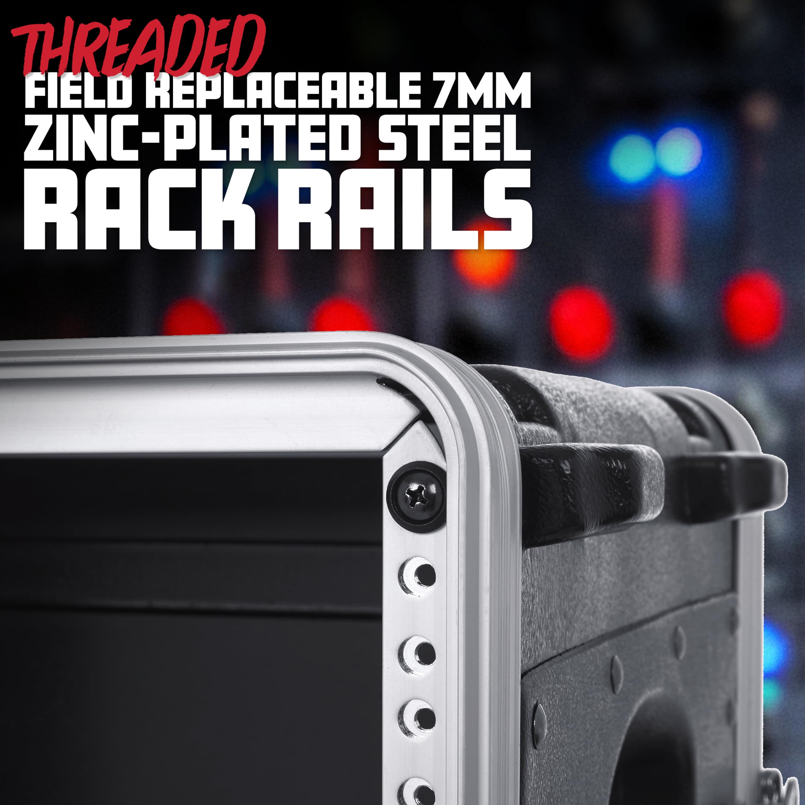 Gator Cases Lightweight Molded 4U Rack Case with Heavy Duty Latches, Standard 19.25" Depth, (GR-4L) - Image 2