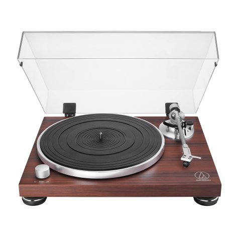 Audio-Technica AT-LPW50BT-RW Manual Belt-Drive Turntable, Rosewood