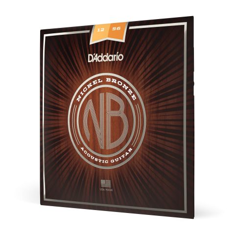 D'Addario NB1256 Acoustic Guitar Strings - 12-56