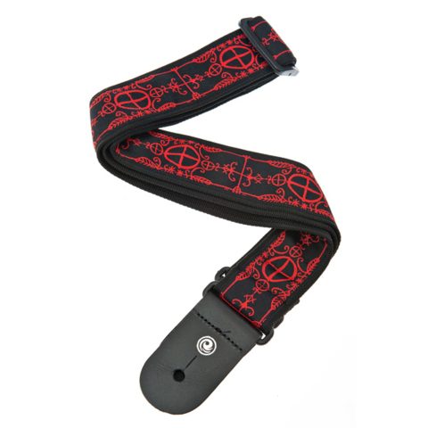 D'Addario 50A12 Planet Waves 50 Millimeters Woven Guitar Strap - Voodoo