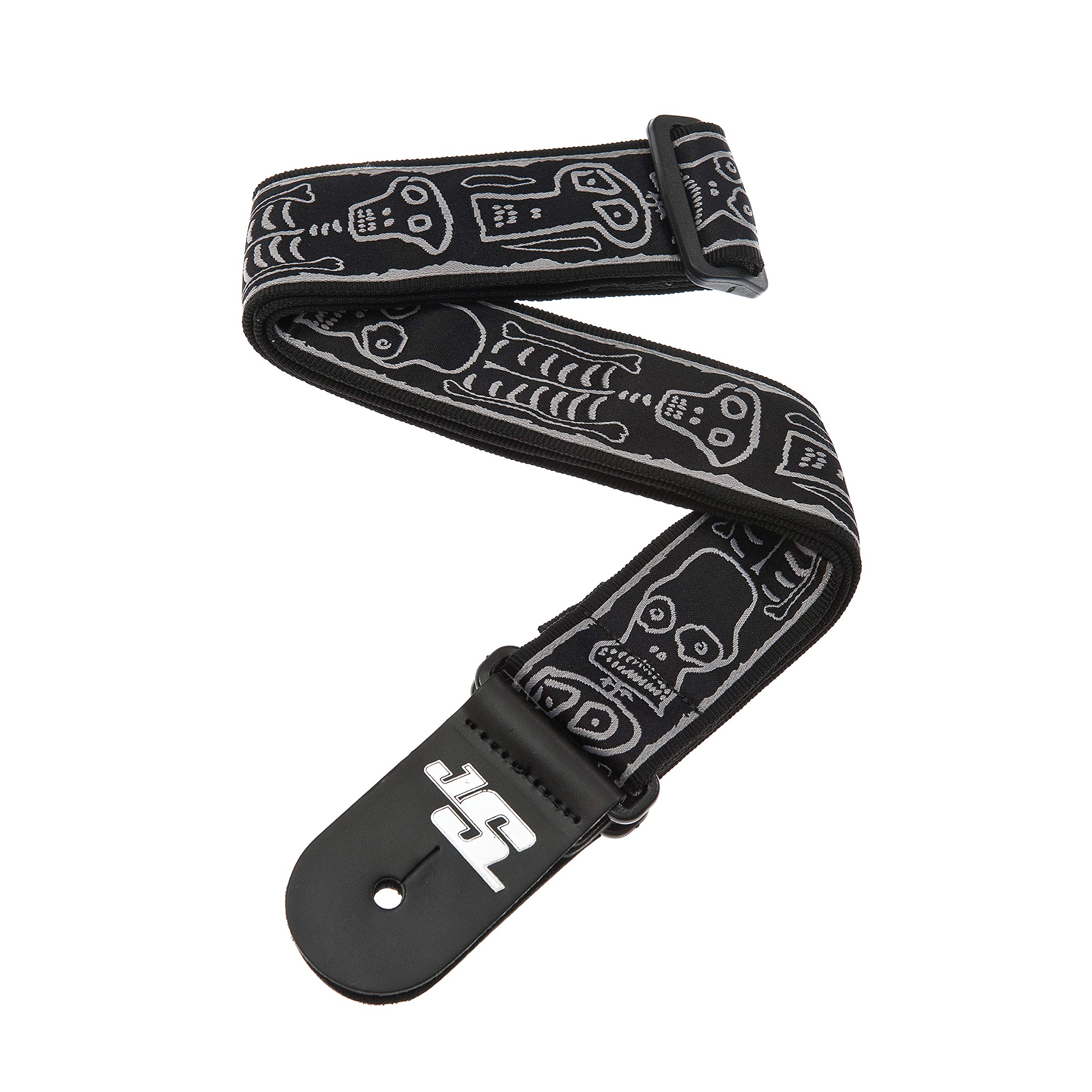 D'Addario 50JS01 Planet Waves Joe Satriani Guitar Strap, Skull n' Bones