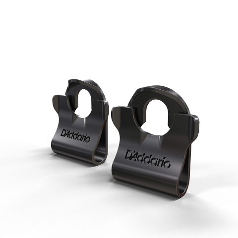 D'Addario PW-DLC-01 Dual-Lock Guitar Strap Lock - Guitar Strap Locks Set - Protect Your Instrument with No Modifications or Hardware - Secures Cables - Easy to Attach - 1 Pair