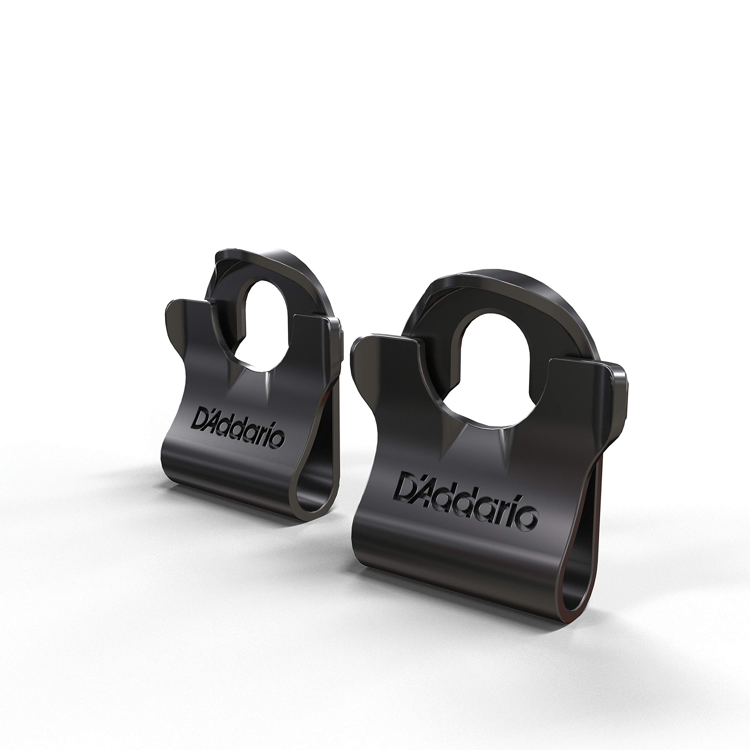 D'Addario PW-DLC-01 Dual-Lock Guitar Strap Lock - Guitar Strap Locks Set - Protect Your Instrument with No Modifications or Hardware - Secures Cables - Easy to Attach - 1 Pair