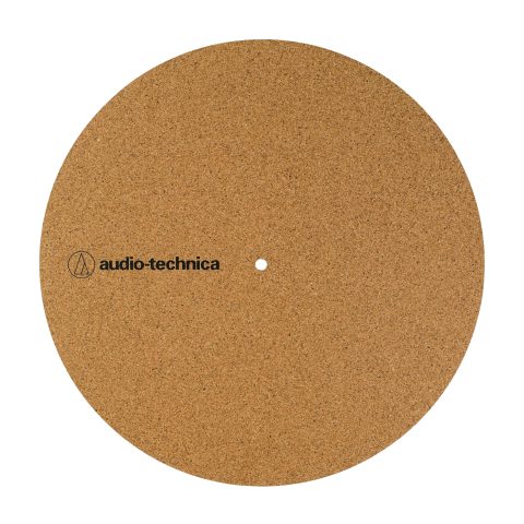 Audio-Technica AT-SMC1 Cork Turntable and Record Player Slipmat for Reduced Resonance, Clearer Sound, 1.6 mm Thick