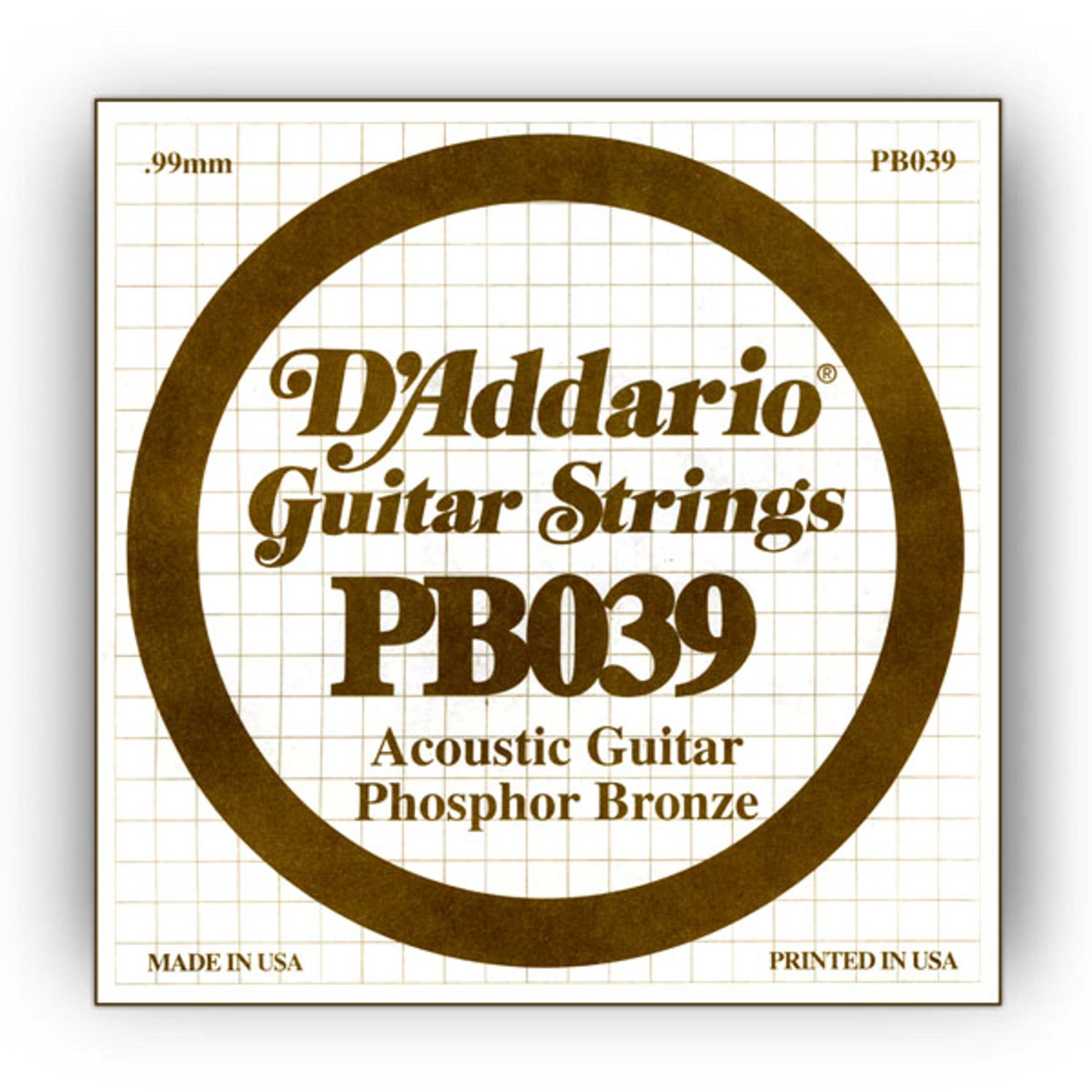 D'Addario Phosphor Bronze Acoustic Guitar Strings