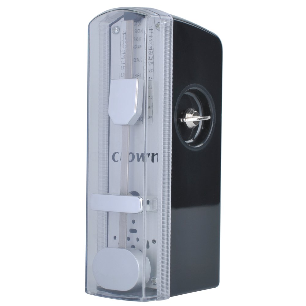 Btuty Mechanical Metronome Portable Mini Universal Metronome 11cm Height for Piano Guitar Violin Ukulele Chinese Zither Music Instrument (black)