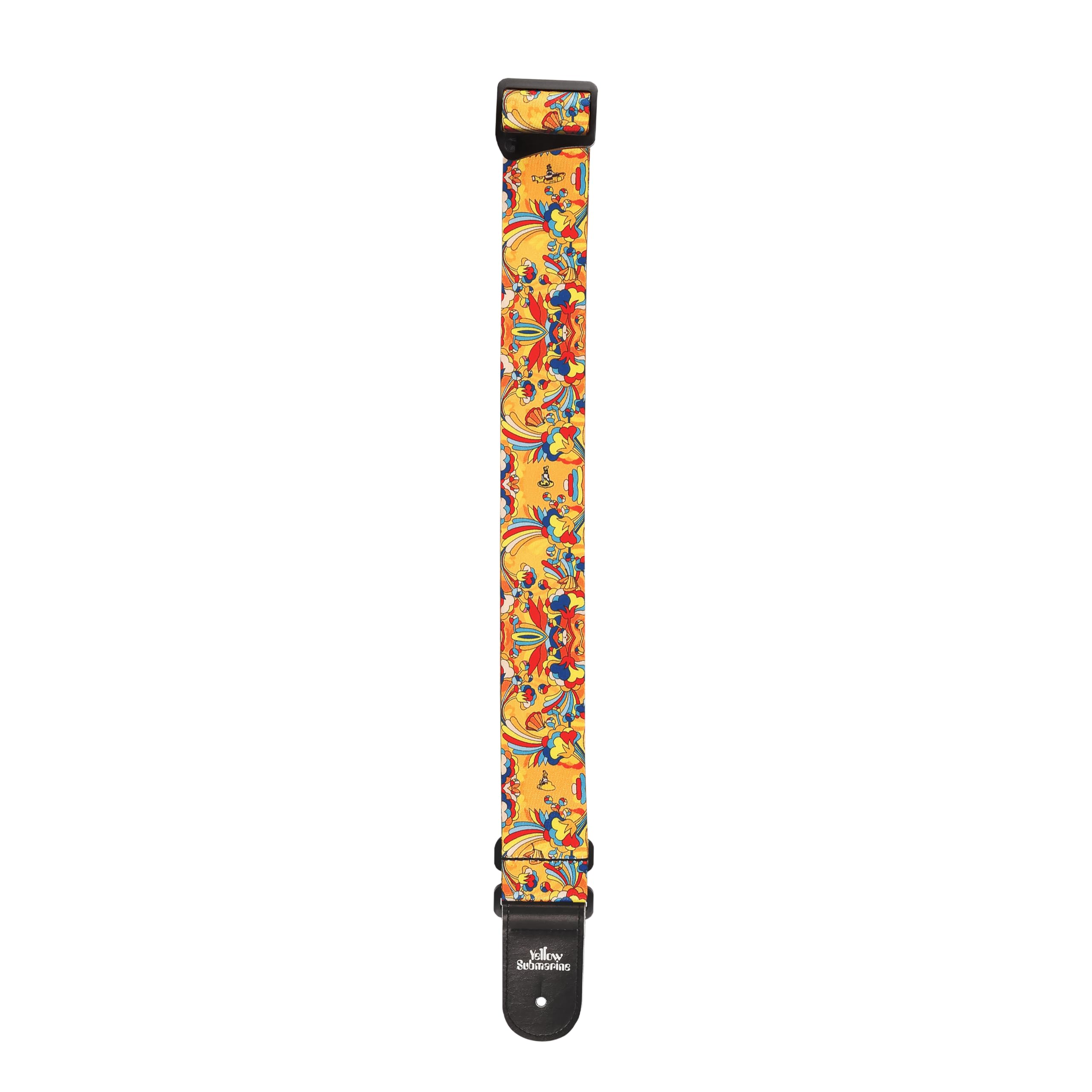 D’Addario 50BYS02 Beatles Guitar Strap – Beatles Guitar Accessories – Polyester – Yellow Submarine, Primrose Prairie