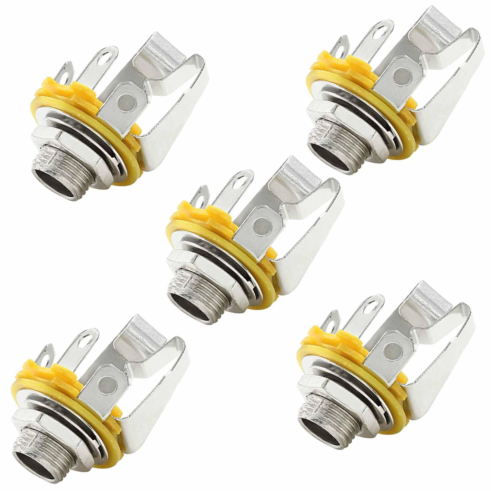 LifCratms 6.5mm (1/4inch) Guitar Input Jack, 12 Pack